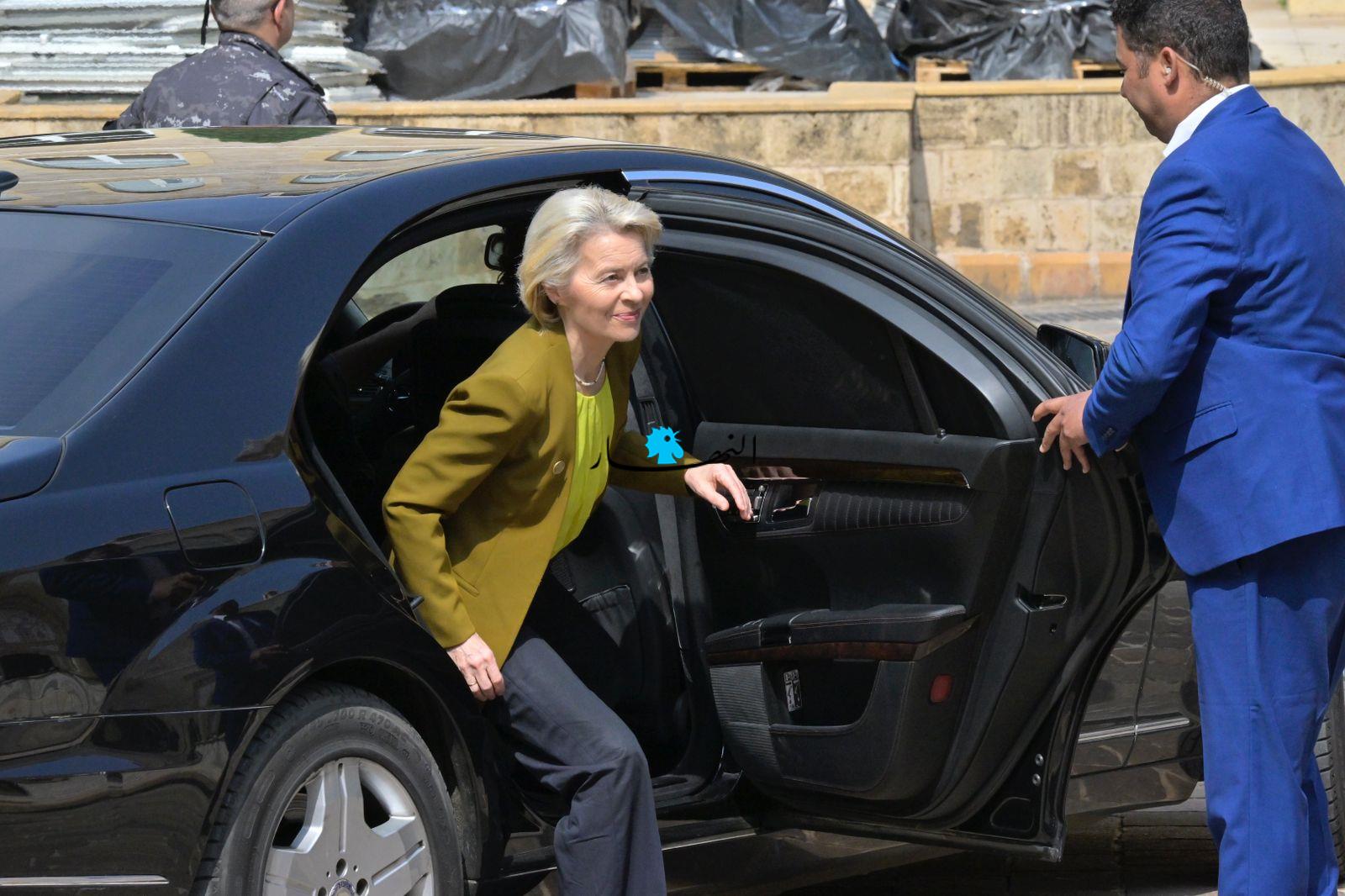 الرئيس القبرصي ورئيسة المفوضية الأوروبية في بيروت لإجراء محادثات حول ملف النازحين السوريين